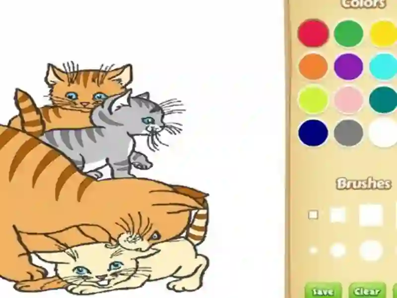 游戏猫的着色书在线