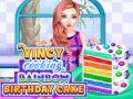 游戏Vincy 烹饪彩虹生日蛋糕在线