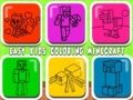 游戏简单儿童着色Minecraft在线