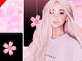 游戏Ariana Grande 钢琴瓷砖 粉色，音乐与魔法在线