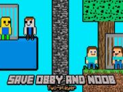 游戏拯救Obby和Noob两名玩家在线