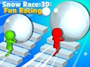 游戏雪地赛 3D：有趣的赛车在线