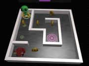 游戏3D 迷宫和机器人在线