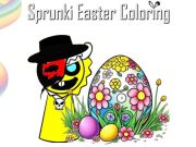 游戏Sprunki复活节着色在线