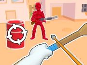 游戏Stickman Archer：红色射击箭在线