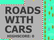 游戏带有汽车的道路在线