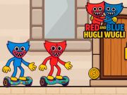 游戏红色和蓝色的Hugli Wugli在线
