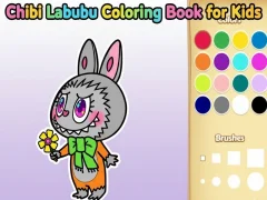 游戏《Chibi Labubu》儿童着色书在线 游戏《Chibi Labubu》儿童着色书在线