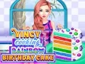 游戏Vincy 烹饪彩虹生日蛋糕在线