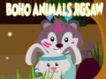 游戏波西米亚动物拼图在线