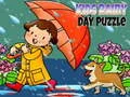 游戏儿童雨天拼图 在线