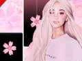 游戏Ariana Grande 钢琴瓷砖 粉色，音乐与魔法在线