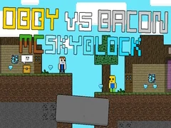 游戏Obby对抗培根：MCSkyblock在线