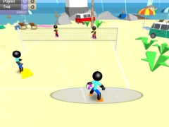 游戏Stickman Beach排球在线