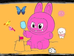 游戏Labubu着色冒险在线