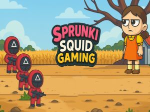 游戏Sprunki Squid游戏在线