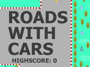 游戏带有汽车的道路在线