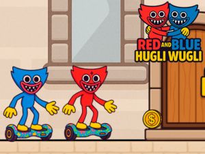 游戏红色和蓝色的Hugli Wugli在线