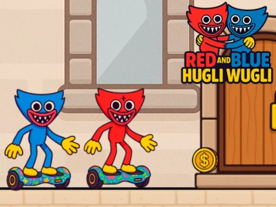游戏红色和蓝色的Hugli Wugli在线
