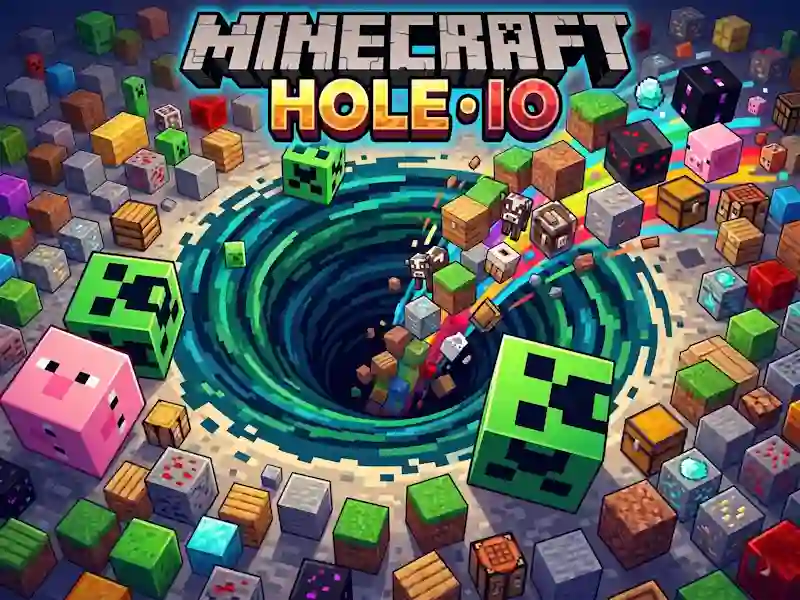 游戏Minecraft Hole IO在线