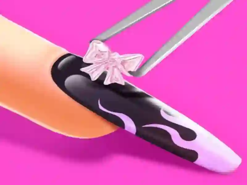 游戏3D丙烯酸指甲：指甲艺术游戏在线