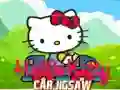 游戏Hello Kitty 汽车拼图在线