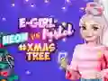 游戏霓虹与E女孩#圣诞树装饰在线 游戏霓虹与E女孩#圣诞树装饰在线