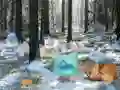 游戏冬季仙境森林冒险在线