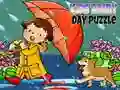 游戏儿童雨天拼图 在线 游戏儿童雨天拼图 在线