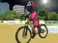游戏鱿鱼玩家 BMX 自由式在线