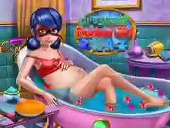 游戏孕妇点状女孩水疗在线
