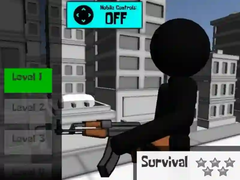 游戏Stickman Gun Shooter 3D在线