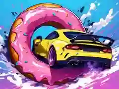 游戏屋顶汽车特技在线