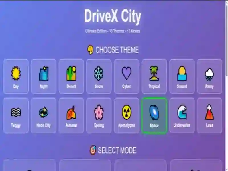 游戏DriveX 城市在线
