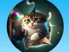 游戏圆形拼图:收集可爱的猫咪图片在线 游戏圆形拼图:收集可爱的猫咪图片在线