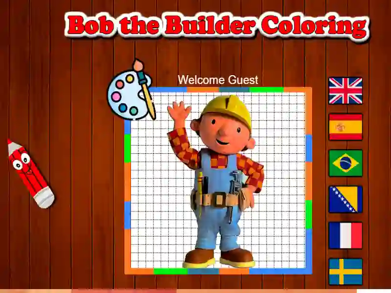 游戏Bob the Builder着色在线 游戏Bob the Builder着色在线