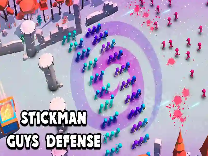 游戏Stickman Guys的防守在线