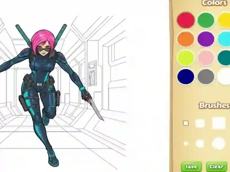 游戏邪恶的着色书在线