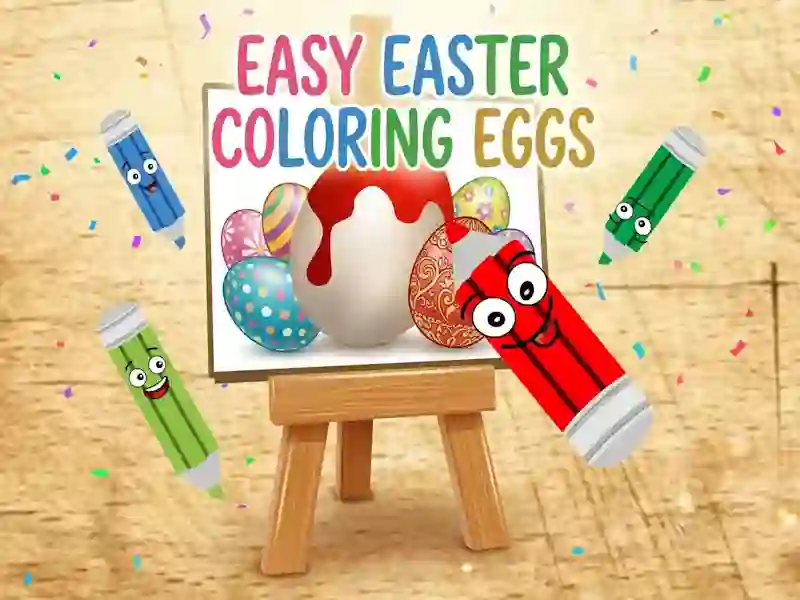 游戏Easy Easter Coloring Eggs在线