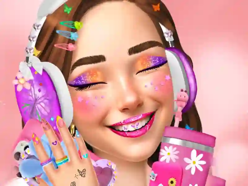 游戏很酷的女孩美学在线