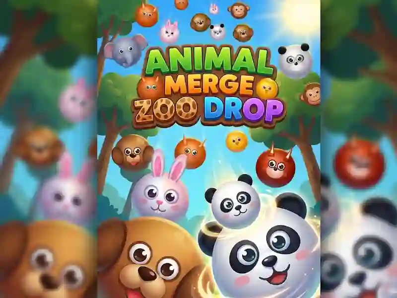 游戏Animal Merge Zoo Drop在线