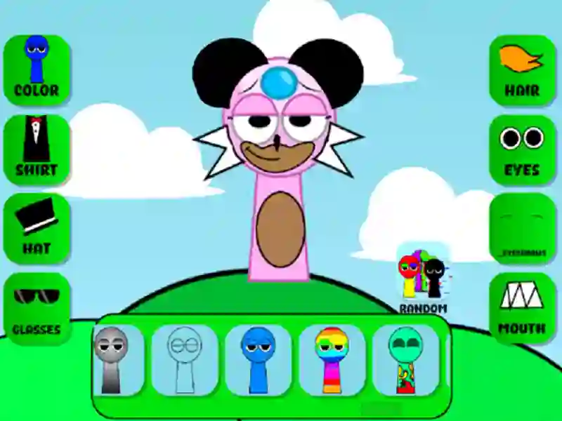 游戏Sprunki角色制造商OC在线