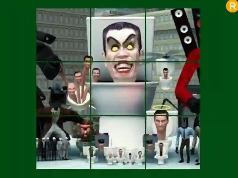 游戏Skibidi厕所滑动难题在线