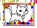 游戏甜美猫咪涂色在线