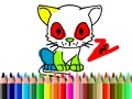 游戏回到学校：猫咪涂色在线