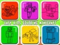 游戏简单儿童着色Minecraft在线