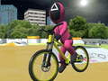 游戏鱿鱼玩家 BMX 自由式在线