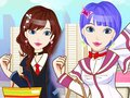 游戏学生女孩时尚在线