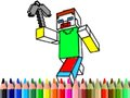 游戏回到学校：Minecraft 涂色在线