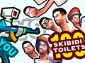 游戏你对抗100个Skibidi厕所在线